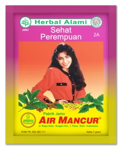 Jamu Air Mancur Sehat Perempuan 2A (7g) 10 Sachet - Suplemen Kesihatan Wanita, Meredakan Senggugut & Lenguh Badan / Herbal Alami Original Indonesia