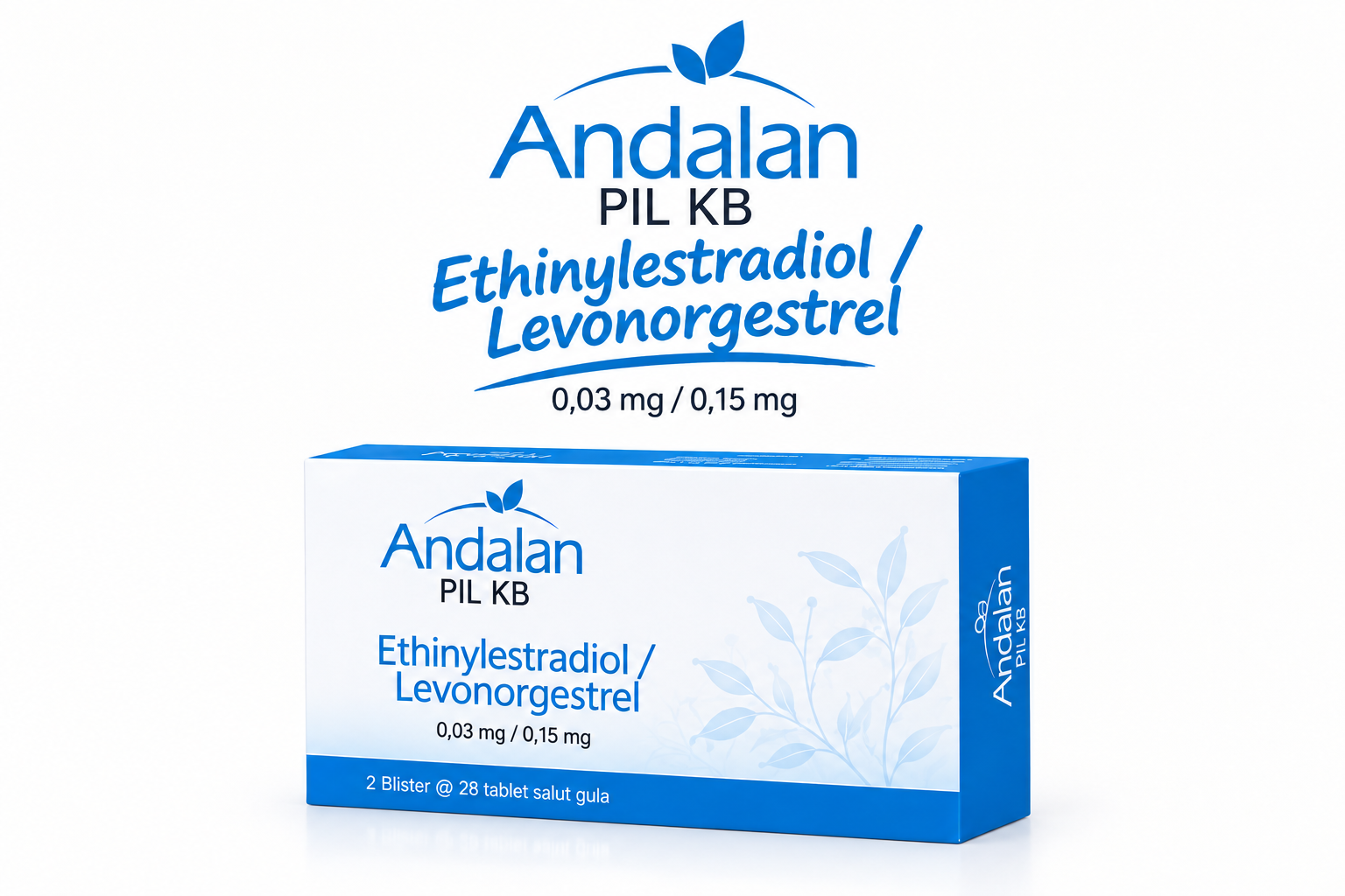 Andalan Pil KB Perancang | 2 Blister x 28 Tablet Salut Gula