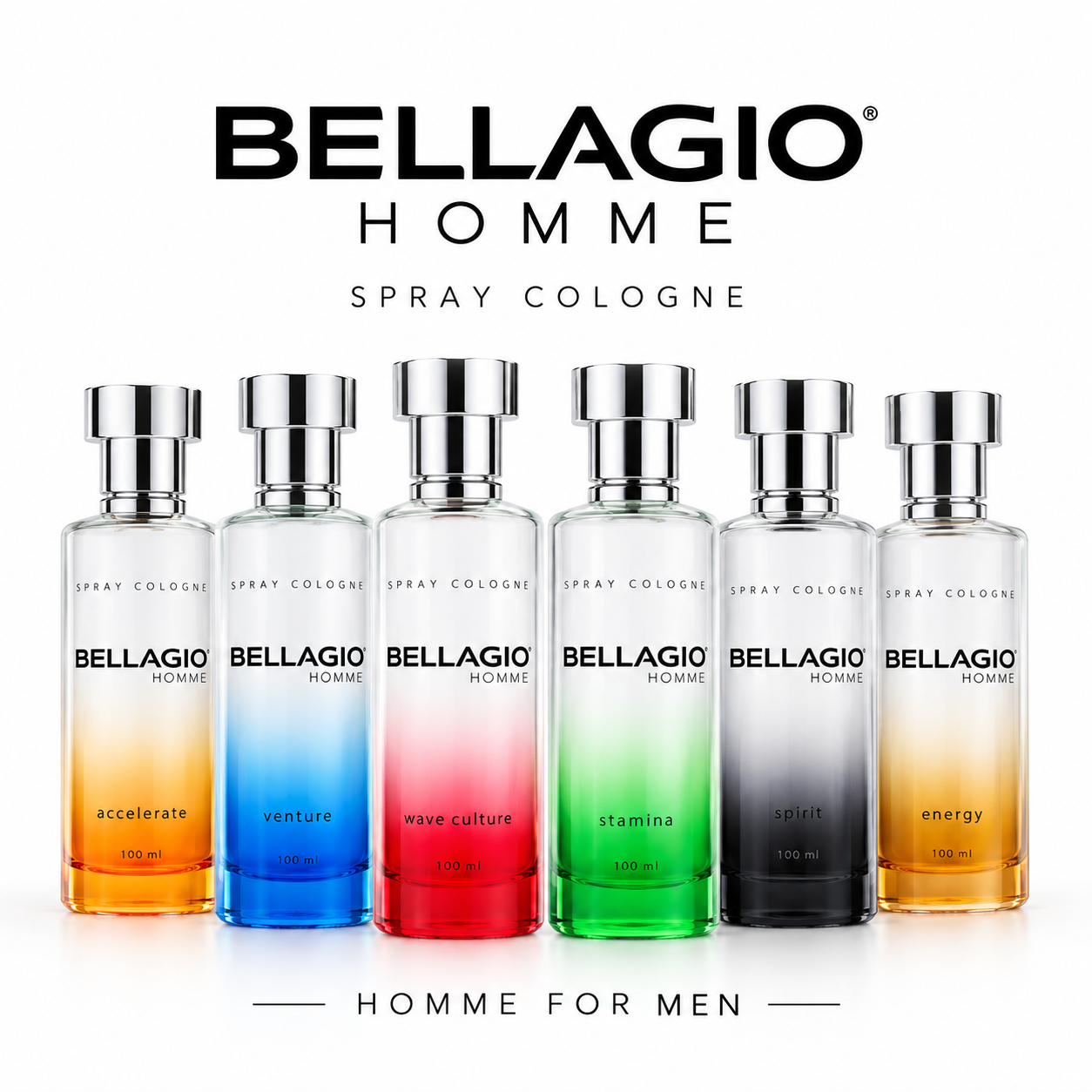Bellagio Homme Eau De Toilette 100ml Perfume Lelaki Original Woody Long Lasting Halal Malaysia