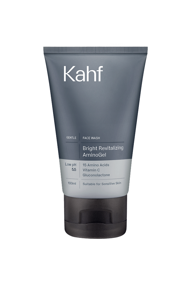 Kahf Gentle Face Wash Bright Revitalizing AminoGel 100ml | Pencuci Muka Lelaki Mencerahkan Kulit Kusam Sensitive Skin