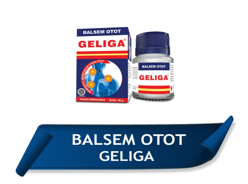 Geliga Balsem Otot 40g / Muscle Pain Relief Balm Ointment (100% Original)