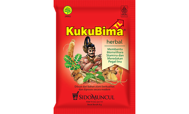 Jamu Sido Muncul KukuBima TL (10 Sachet / Pack) - Herbal Stamina Lelaki / Hilangkan Pegal Linu & Sakit Badan Original Indonesia