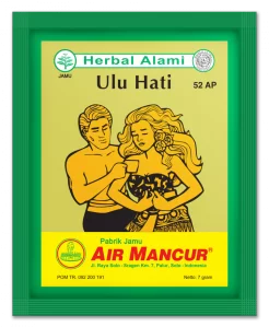 Jamu Air Mancur Ulu Hati 52 AP (7g) - Ubat Sakit Ulu Hati, Kembung Perut & Angin / Herbal Alami Original Indonesia